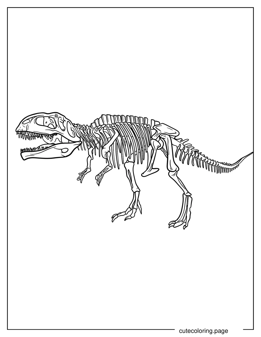 Intricate Gigantosaurus Coloring Page coloring page