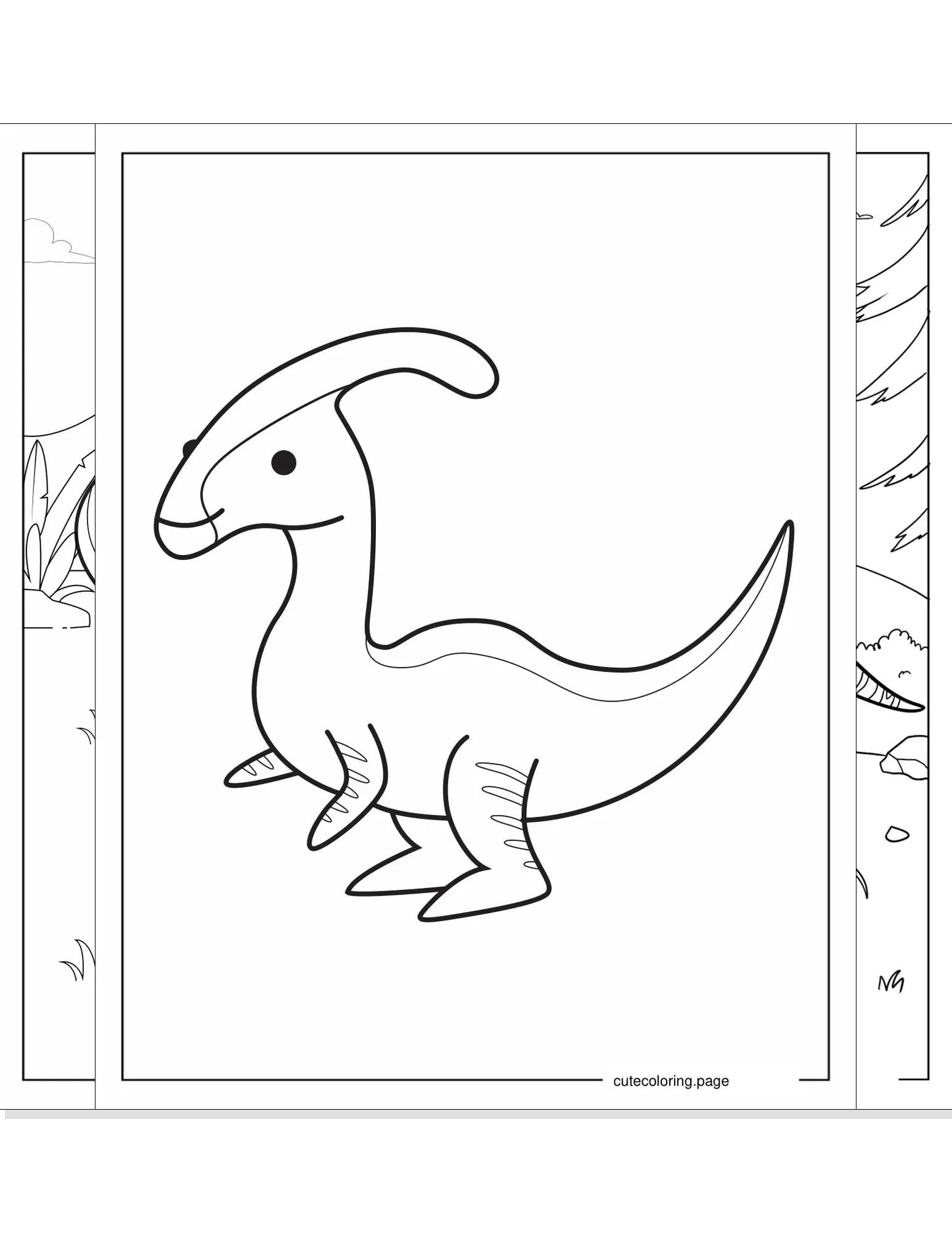 parasaurolophus coloring pages coloring page