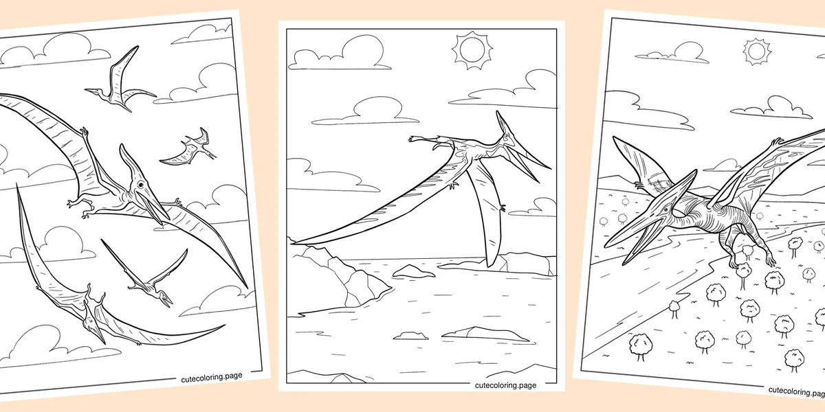 pterodactyl-coloring-pages