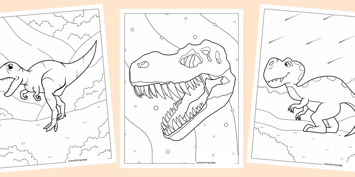 t-rex-coloring-pages